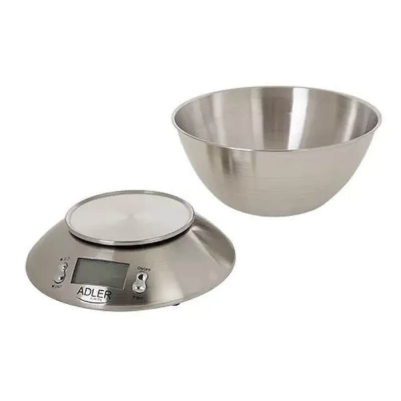 Cantar bucatarie Adler, AD3134, 5 kg, Inox - Studiocasa.ro