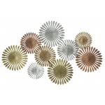 Panou Metalic Decorativ Perete, 3D, Oxy, 114*5*74Cm