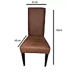 Scaun Bafolo Cokolado - Piele Ecologica Cu Aspect De Piele Întoarsă , Calitate Superioară, 520G/ Mp , Ușor De Întreținut - Studiocasa.ro