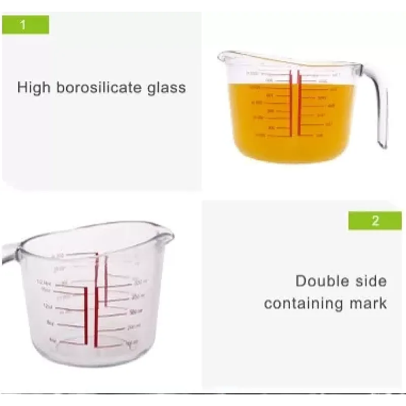 Cana Gradata Termoresistenta, Sticla Borosilicata, Mom, 0.5L, Studio Casa - Studiocasa.ro