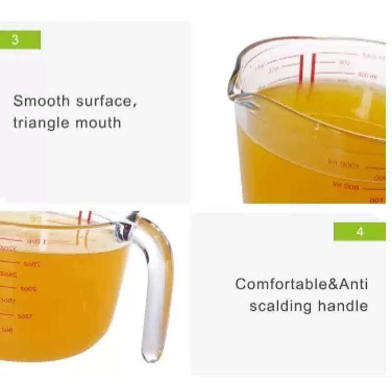 Cana Gradata Termoresistenta, Sticla Borosilicata, Mom, 0.5L, Studio Casa - Studiocasa.ro