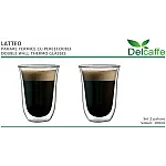 Set 2 Pahare Thermo Cu Pereti Dubli, Latteo, 300Ml , Delcaffe - Studiocasa.ro