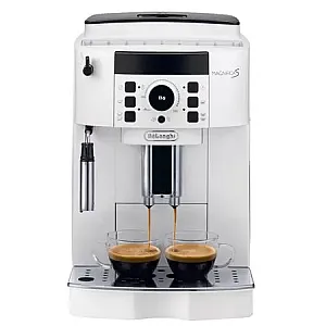 Espressor cafea automat DeLonghi, ECAM 21.117 Wh, 1450W, 15 bar, Rasnita cafea integrata, Alb