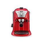 Espressor manual DeLonghi EC221.Red, Dispozitiv spumare, Sistem cappuccino, 15 Bar, 1 l, Oprire automata - Studiocasa.ro