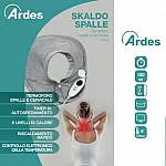 Incalzitor electric pentru gat si umeri AR4H04 Ardes, 100 W, 6 trepte de incalzire, oprire automata dupa 90 minute - Studiocasa.ro