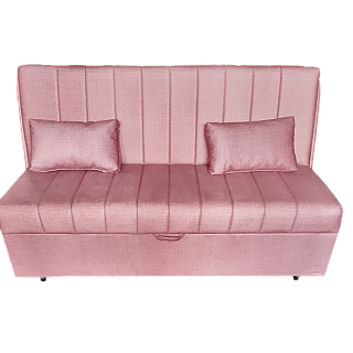 Canapea Extensibila 3 Locuri Pek  Smart Living, Roz pudra