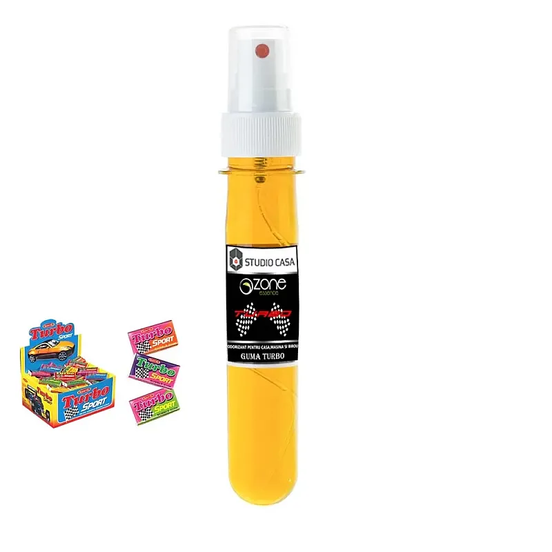 Odorizant spray camera, masina si birou,Guma Turbo, 40 ml, concentrat,  Studio Casa - Studiocasa.ro