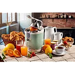 Storcator De Citrice Ariete 0413 Crem/ Verde, Putere 85W, Inox, Cu Maner, Spremiagrumi Vintage - Studiocasa.ro