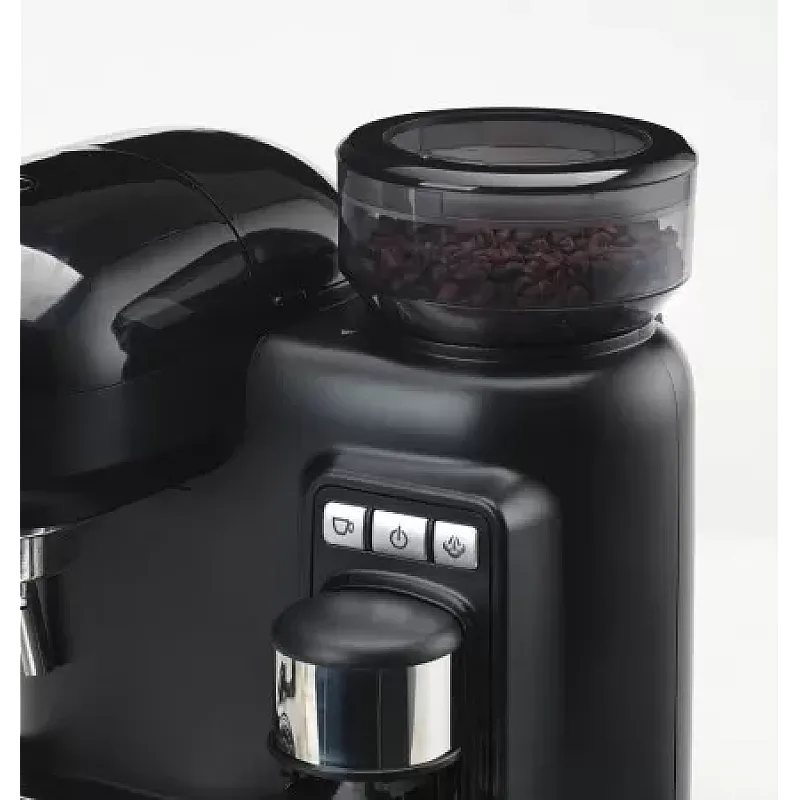 Espressor manual Ariete Moderna, 1318BK Negru, 1080w, Rasnita incorporata, Sistem cappuccino, 15 Bar - Studiocasa.ro