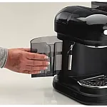 Espressor manual Ariete Moderna, 1318BK Negru, 1080w, Rasnita incorporata, Sistem cappuccino, 15 Bar - Studiocasa.ro