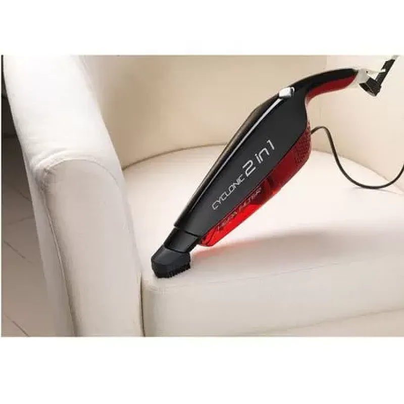 Aspirator vertical fara sac Ariete, Evo 2 in 1 2764, 600 W, Tehnologie Cyclone, Rosu / Negru - Studiocasa.ro