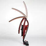 Aspirator vertical fara sac Ariete, Evo 2 in 1 2764, 600 W, Tehnologie Cyclone, Rosu / Negru - Studiocasa.ro