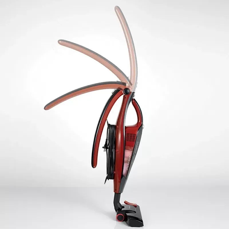 Aspirator vertical fara sac Ariete, Evo 2 in 1 2764, 600 W, Tehnologie Cyclone, Rosu / Negru - Studiocasa.ro