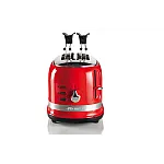 Pachet espressor manual cu rasnita incorporata, cana electrica si prajitor de paine Moderna, Ariete, 1080 W, 15 Bar, Rosu/Negru - Studiocasa.ro