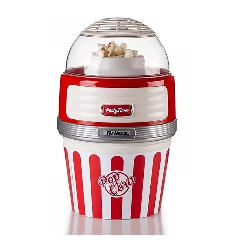 Aparat Popcorn Xl Party Time 2957 Ariete, 1100W, 60 Gr, Rosu - Studiocasa.ro