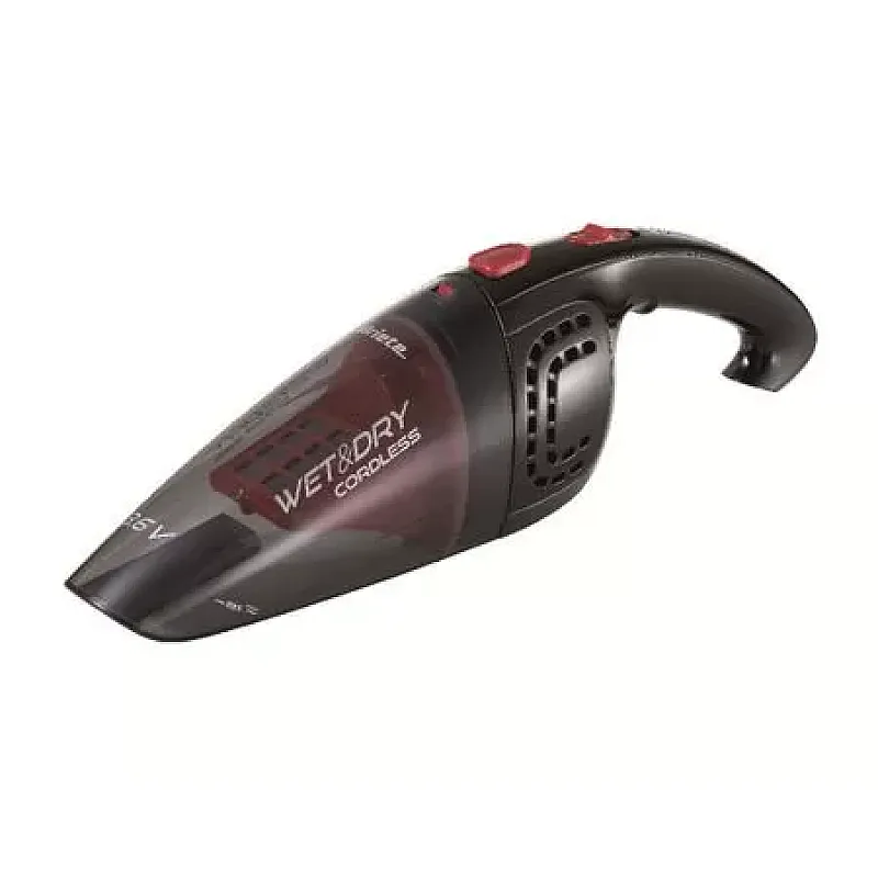 Aspirator de mana, Ariete 2474 Wet & Dry , Fara fir, Fara sac, Aspira si lichide, Negru / Rosu - Studiocasa.ro