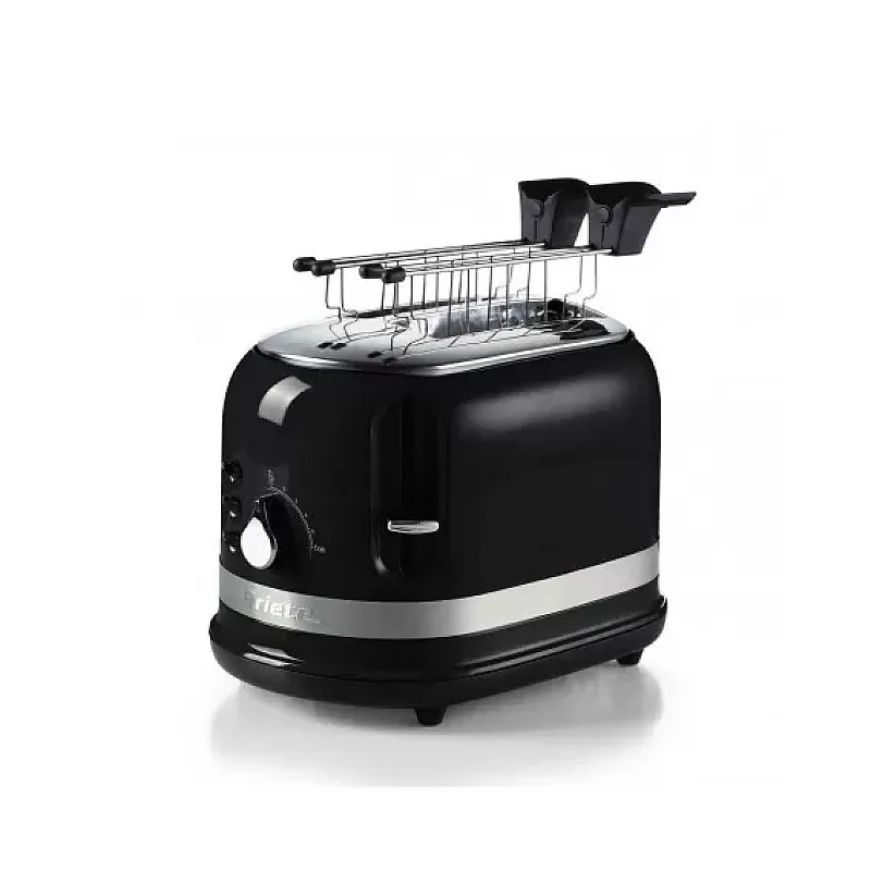 Pachet Espressor Manual Cu Rasnita Incorporata, Cana Electrica Si Prajitor De Paine Moderna, Ariete, 1080 W, 15 Bar, Negru - Studiocasa.ro