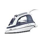 Fier de calcat cu fir Braun Ceramic TS375 Alb/ Albastru 2000 W - Studiocasa.ro