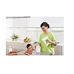 Mixer manual Braun Hm3105, 500 W, 5 Viteze, Pasator, Vas Gradat, Alb - Studiocasa.ro