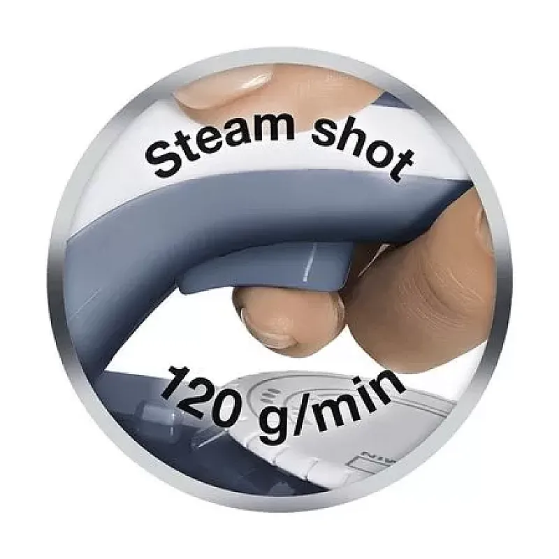 Fier de calcat cu fir Braun Ceramic TS375 Alb/ Albastru 2000 W - Studiocasa.ro