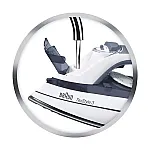 Fier de calcat cu fir Braun Ceramic TS375 Alb/ Albastru 2000 W - Studiocasa.ro