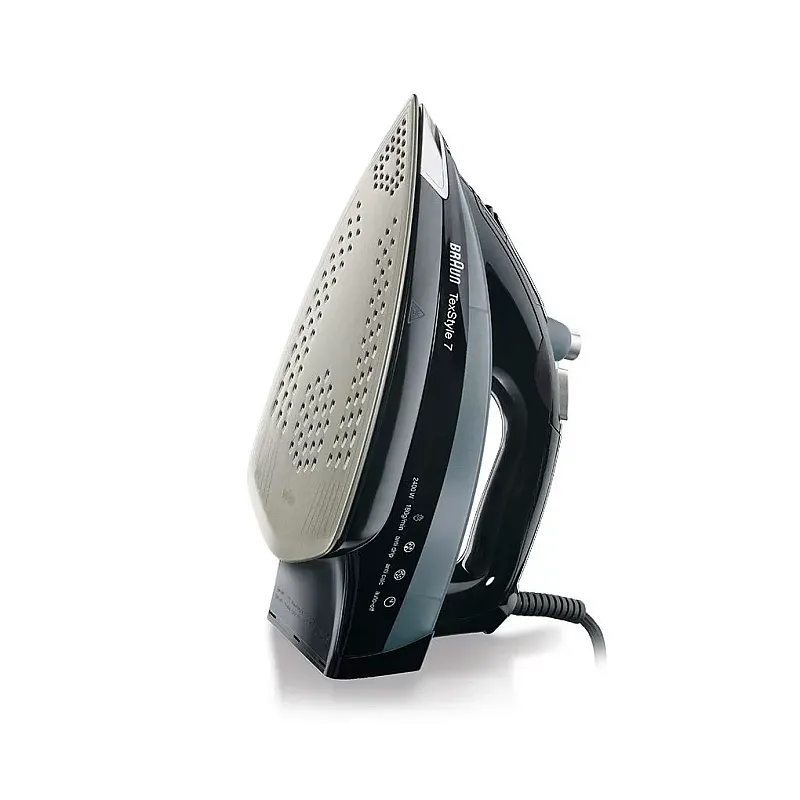 Fier de calcat orizontal Braun Eloxal TS745 A Negru 2400 W - Studiocasa.ro