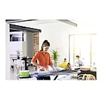 Statie De Calcat Braun Is2055Gr, 2200 W, 5 Bar, 1.3 L, Talpa Eloxal 3D, Alb/Verde, 400 G/M - Studiocasa.ro