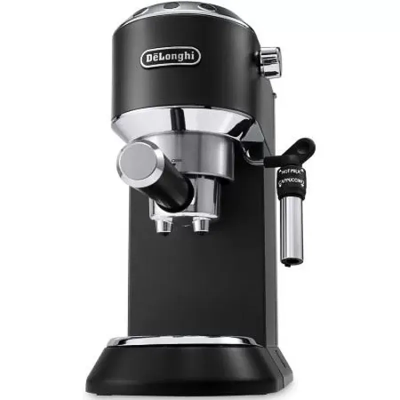 Espressor manual DeLonghi Dedica Style EC 685, 1300 W, 15 Bar, 1.1 l, Slim, Negru - Studiocasa.ro