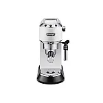 Espressor manual DeLonghi Dedica Style EC 685.W, 1300 W, 15 Bar, 1.1 l, Slim, Alb - Studiocasa.ro