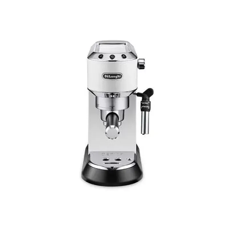 Espressor manual DeLonghi Dedica Style EC 685.W, 1300 W, 15 Bar, 1.1 l, Slim, Alb - Studiocasa.ro
