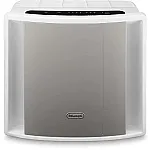 Purificator aer DELONGHI AC100, 3 trepte viteza, Hepa+Carbon, alb-gri - Studiocasa.ro