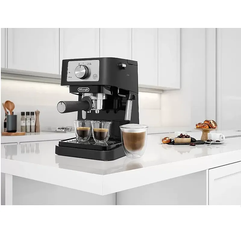 Espresor Cu Pompa Delonghi Stilosa Ec260.Bk, 1 L, 1100 W, Negru - Studiocasa.ro