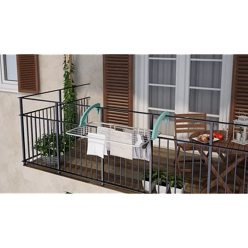 Uscator de rufe pentru balcon Balcony Lock 10, Studio Casa - Studiocasa.ro