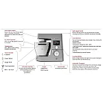 Robot de bucatarie Kenwood KCC9060S cu functie de gatit, plita de inductie de la 20 -180 ° C, 24 programe pre-setate, Vas inox 6,7 l, 1500 W, Argintiu - Studiocasa.ro