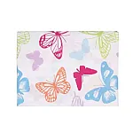 Set - Cearceaf De Pat Cu Elastic 180*200+25Cm, Studio Casa ,Butterfly, Bumbac + Set 2 Fete Perna 45*45Cm Studio Casa, Butterfly, Bumbac - Studiocasa.ro