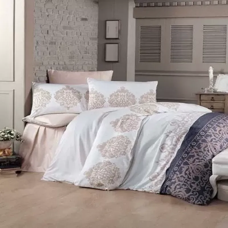 Lenjerie de pat dublu, Bumbac Satinat, Mally Home Dorothy, 220x240 cm - Studiocasa.ro