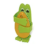Set - Perie Wc 41Cm Froggy + Perie Unghii 12.5Cm  Froggy - Coronet - Studiocasa.ro