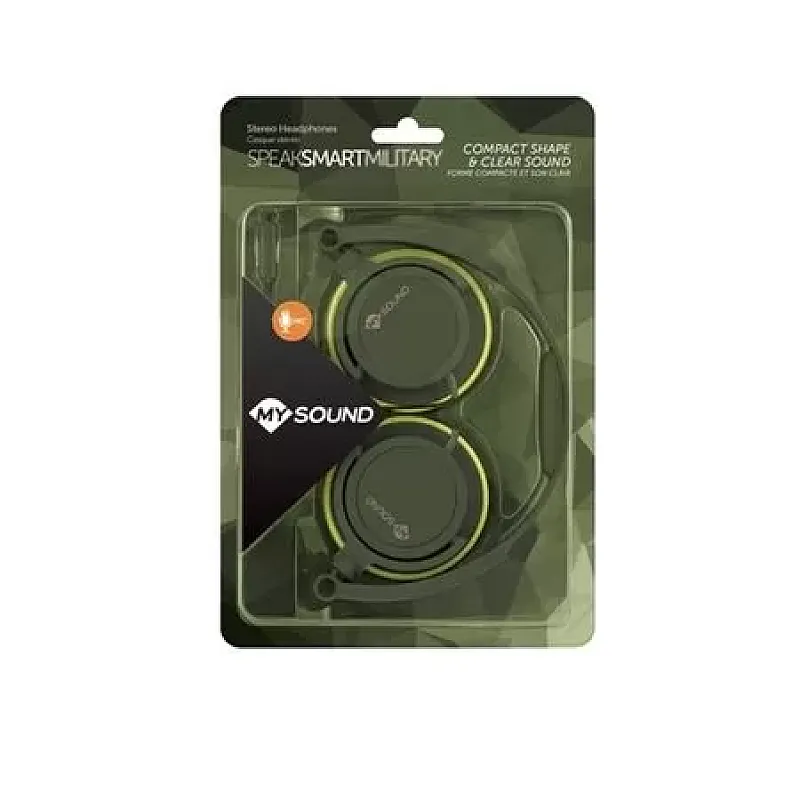 Casti Audio Meliconi Speak Smart Military Green, Kaki - Studiocasa.ro