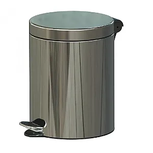 Resigilat Cos Menajer De Gunoi Cu Pedala, Inox, 30L , Studio Casa