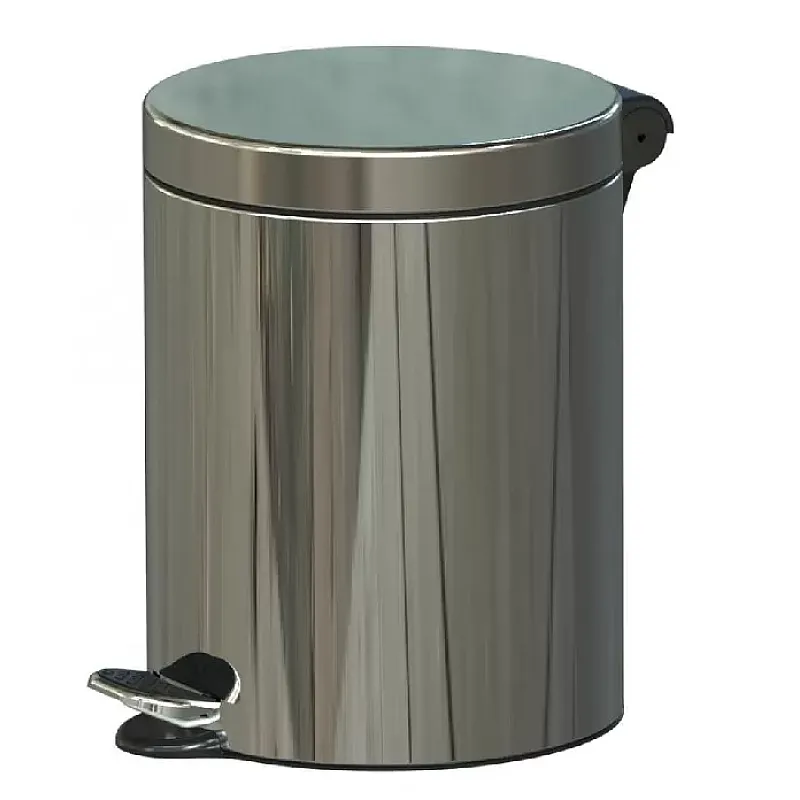 Resigilat Cos Menajer De Gunoi Cu Pedala, Inox, 5L, Opera, Studio Casa - Studiocasa.ro