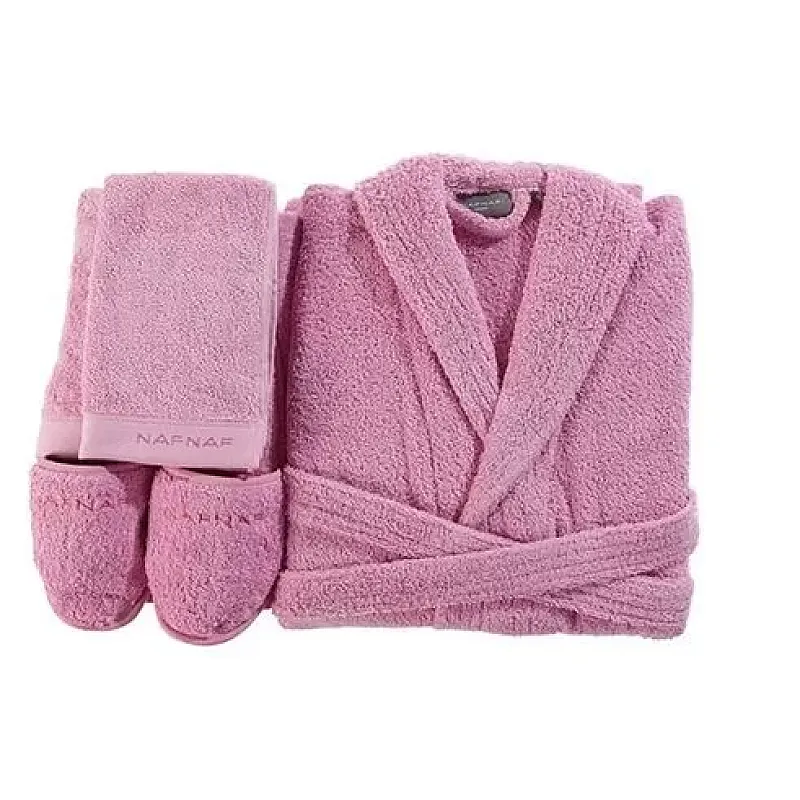 Set de 5 piese baie 1P Naf Naf Casual Colors,  Roz - Studiocasa.ro