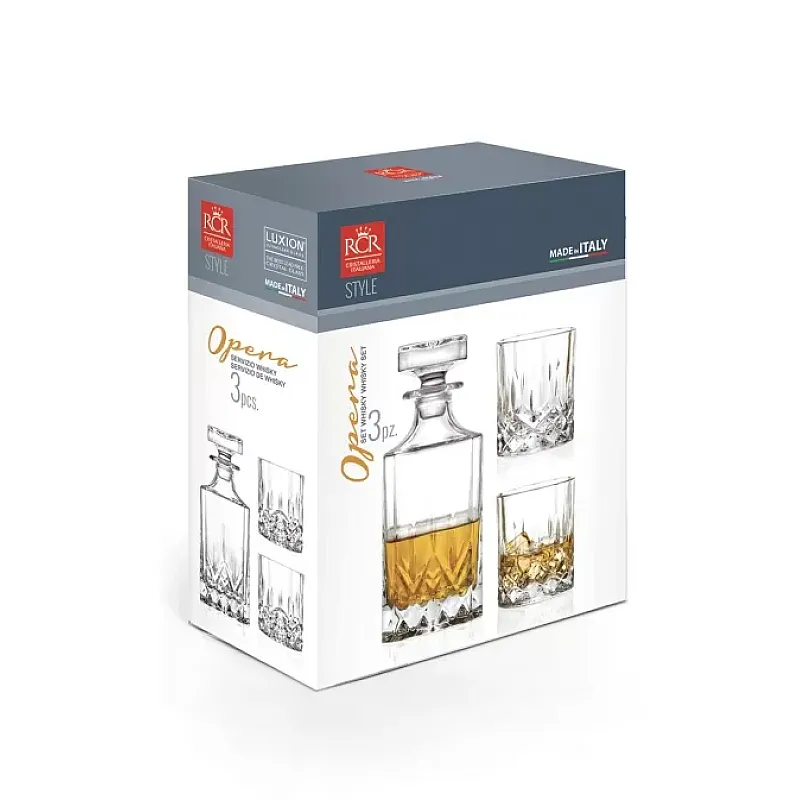 Set 3 piese whisky Opera Dof,  Rcr Crystal - Studiocasa.ro