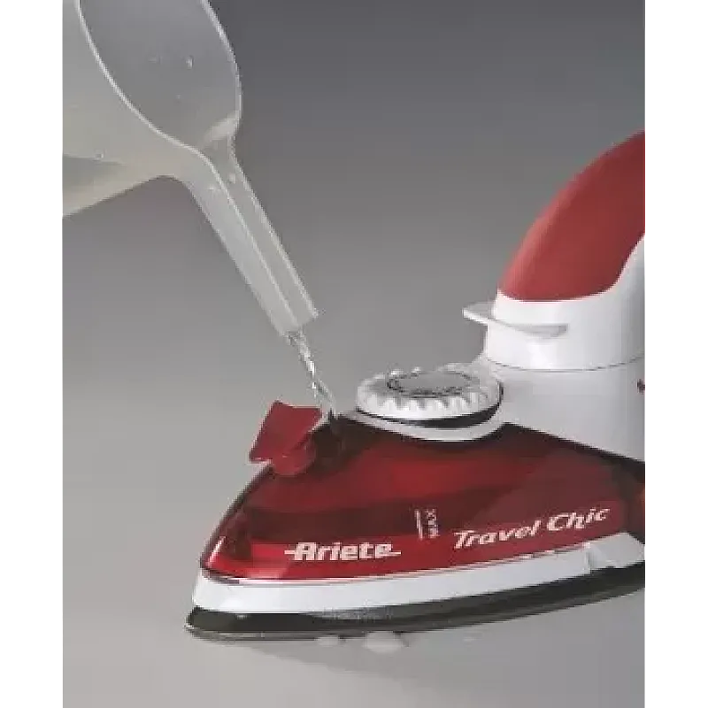 Fier de calcat voiaj Ariete Cu aburi 6224 Alb/Rosu 800W - Studiocasa.ro