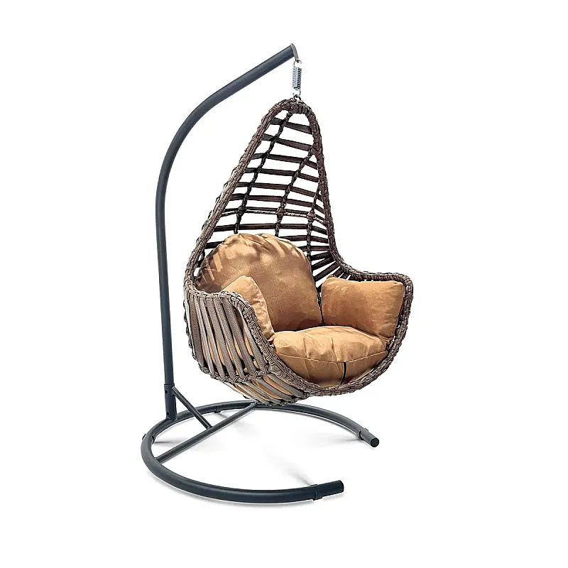 Leagan suspendat tip cuib Maro, design elegant, confort maxim – Perfect pentru grădină, terasă sau balcon - Studiocasa.ro