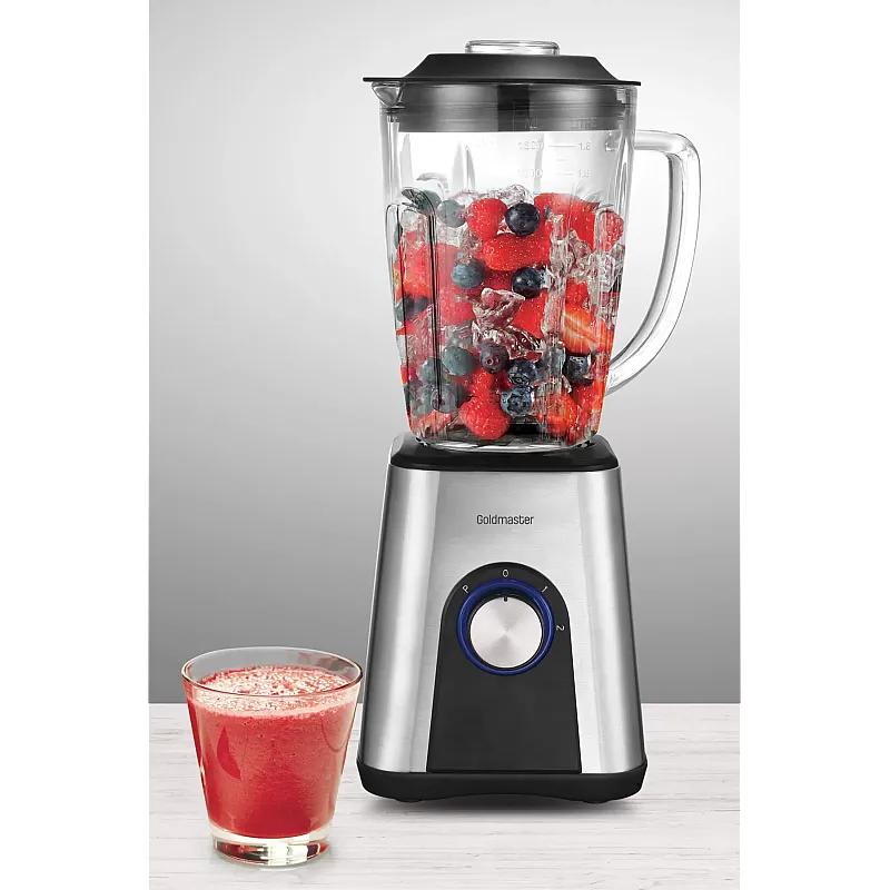 Blender Smoti Goldmaster GM-7254,1000 W,Lame inox,Negru - Studiocasa.ro