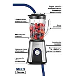 Blender Smoti Goldmaster GM-7254,1000 W,Lame inox,Negru - Studiocasa.ro