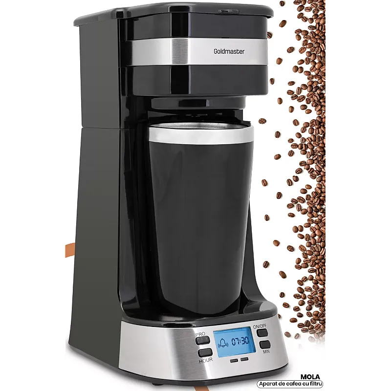 Aparat de cafea cu filtru, Goldmaster Mola GM-7354, 750W, Termos - Studiocasa.ro