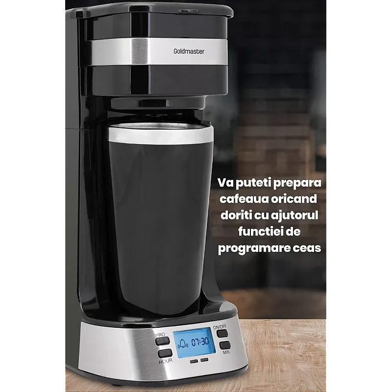 Aparat de cafea cu filtru, Goldmaster Mola GM-7354, 750W, Termos - Studiocasa.ro