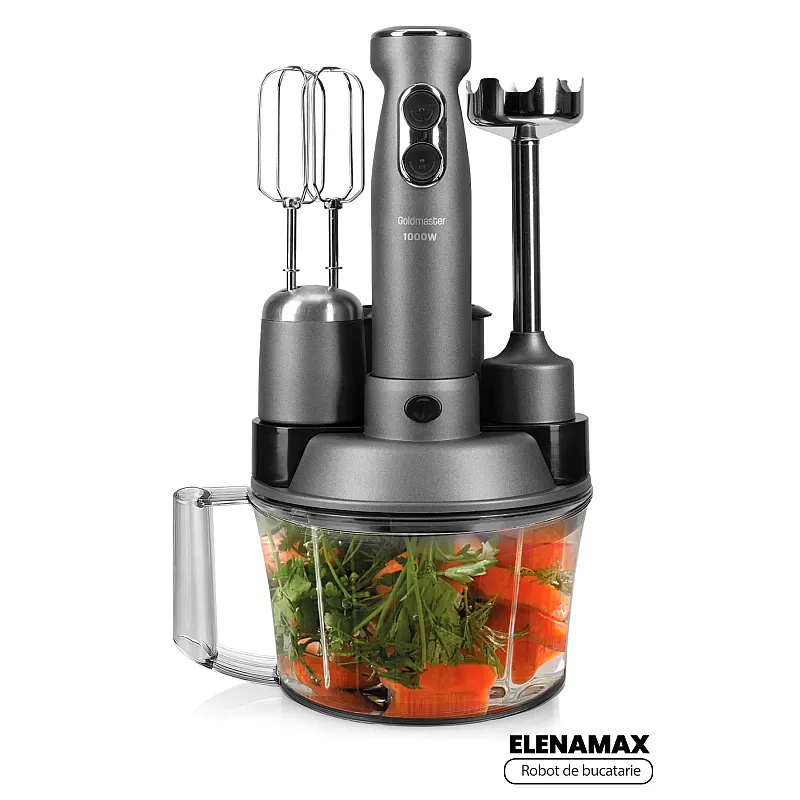 Robot de bucatarie Goldmaster Elenamax GM-7239AN, Putere 1000W - Studiocasa.ro