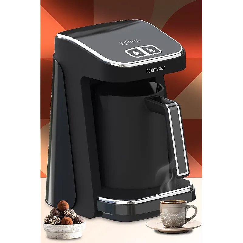Aparat pentru cafea turceasca Goldmaster KIVAM GM-8380S Negru, 480W - Studiocasa.ro